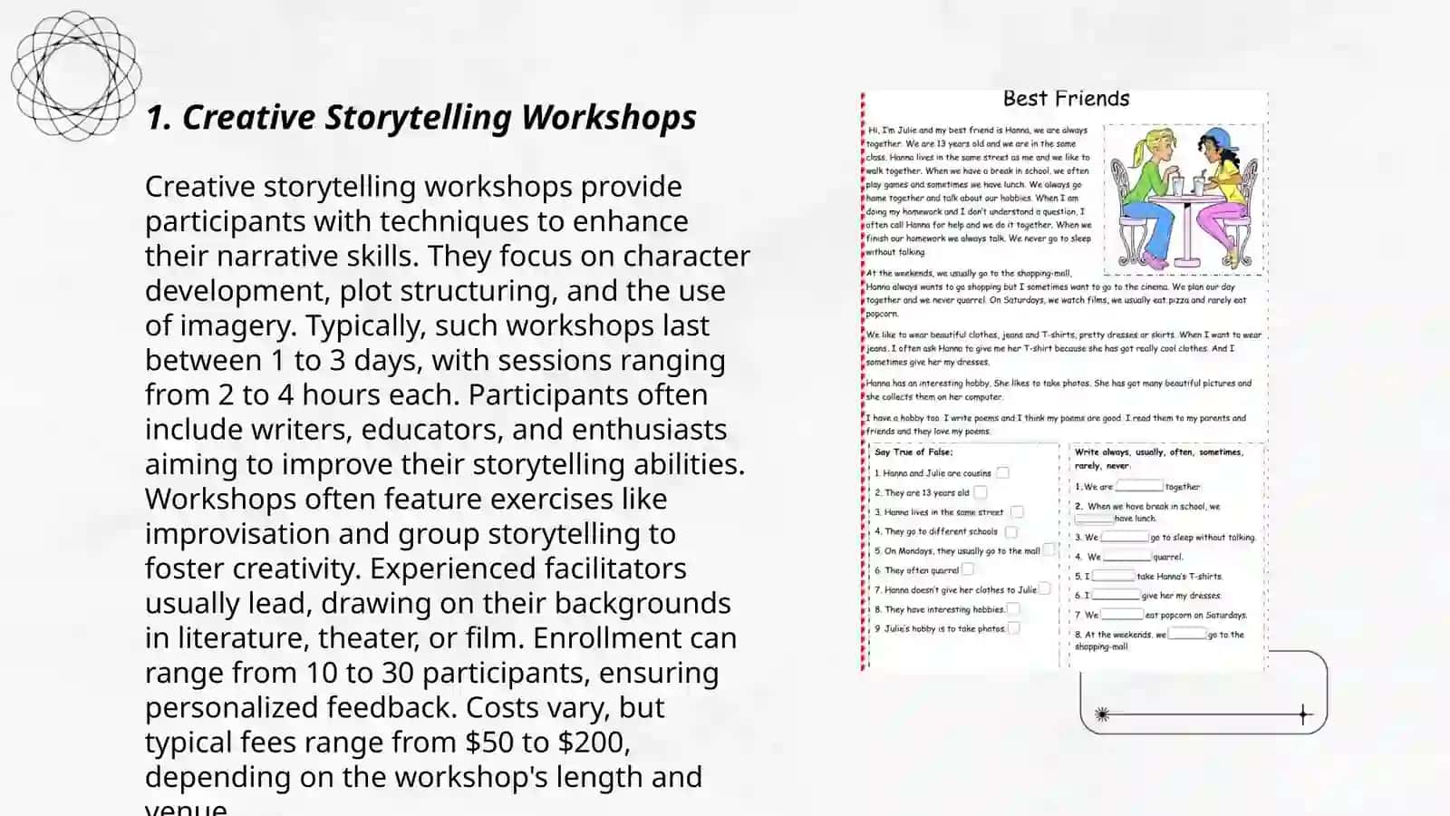 Creative Storytelling Workshops 3