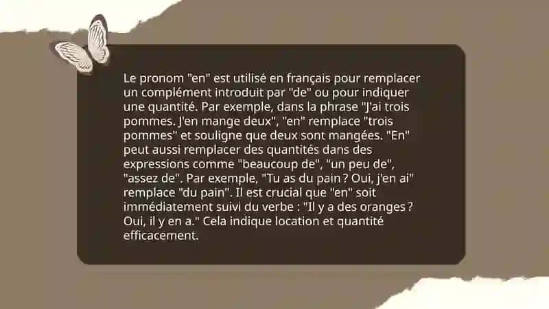 Le pronom en (la quantité) 3