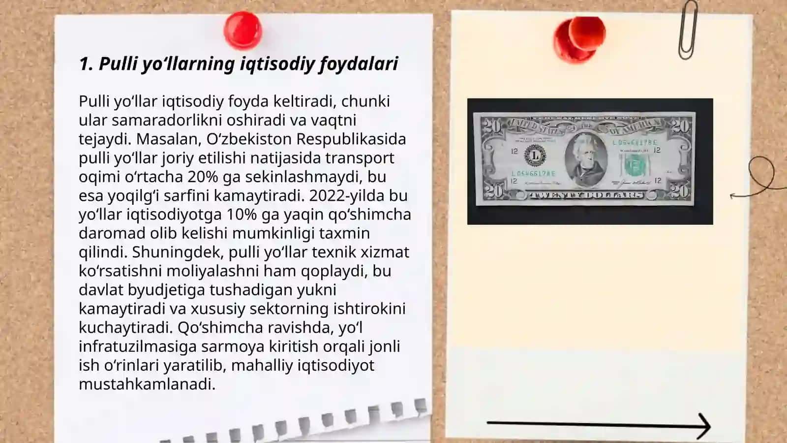Pulli yoʻllarning afzaligi 3