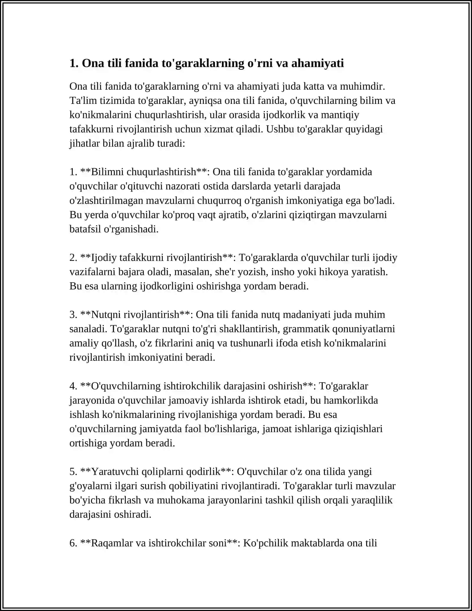 ONA TILI FANIDAN TOGARAKLARNI TASHKIL ETISH METODIKASI 3