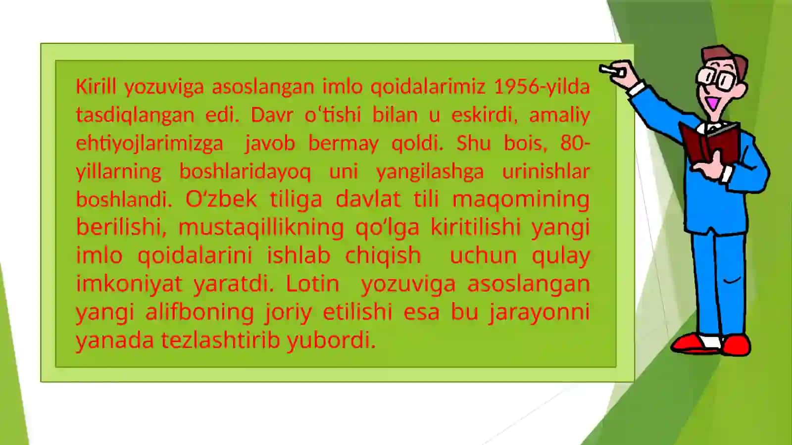 O‘ZBEK TILINING YANGI IMLO QOIDALARI 3