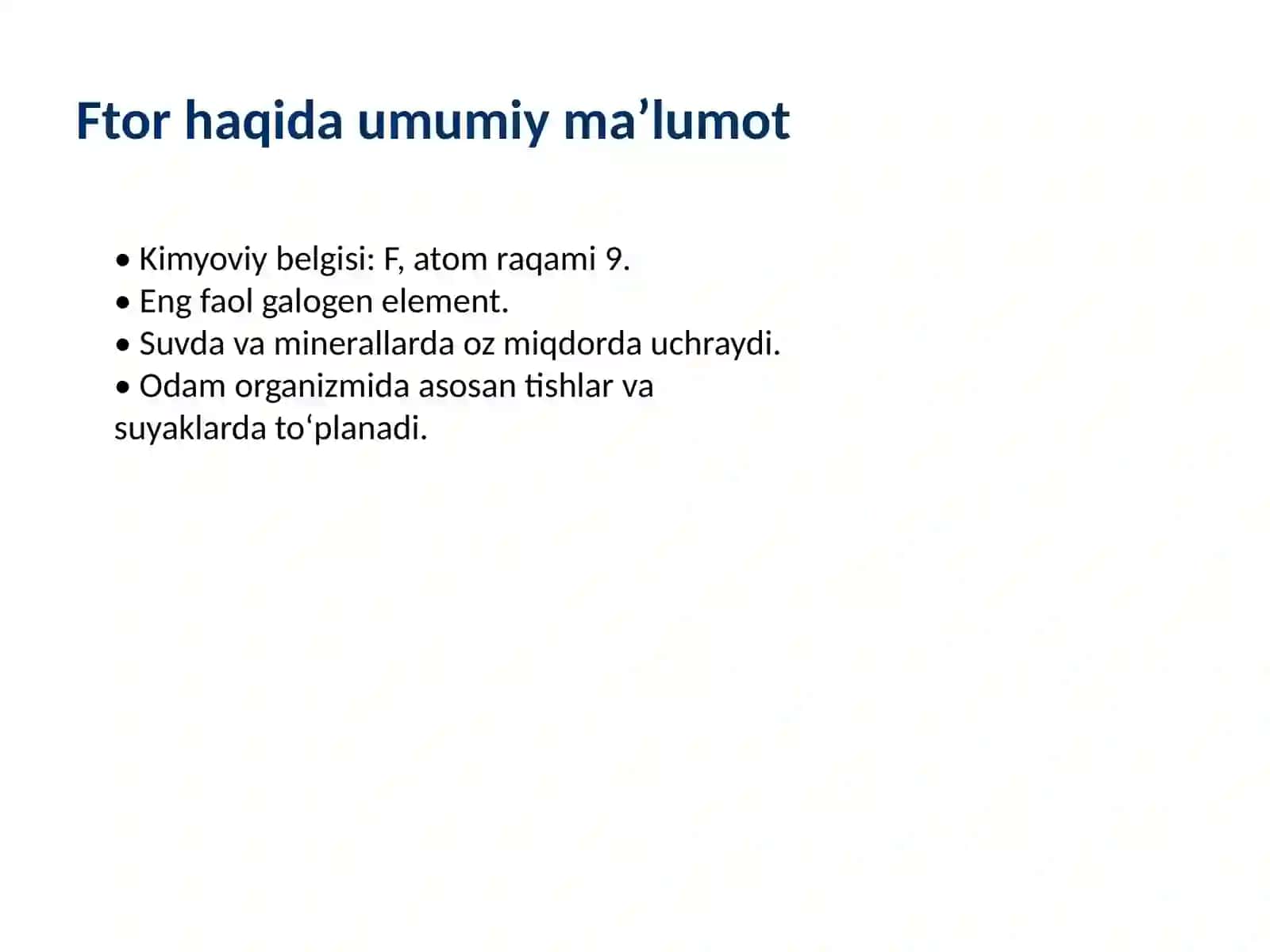 Ftor va ftorli birikmalarning karies profilaktikasidagi o‘rni 3