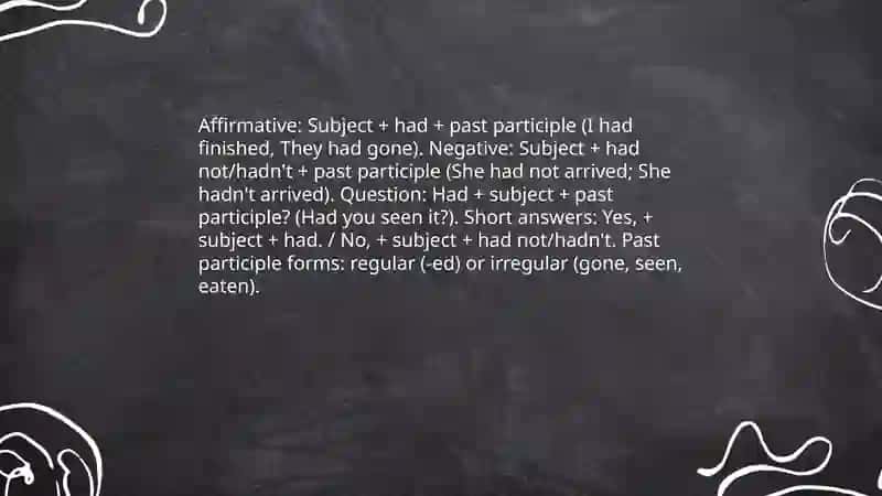 Past Perfect Simple and Past Perfect Continuous 3