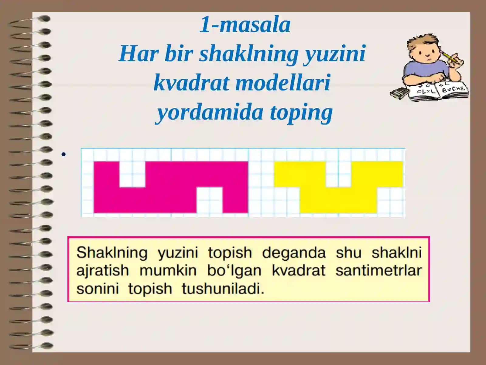 KVADRAT SANTIMETR TOPISHNI TAKRORLASH 3