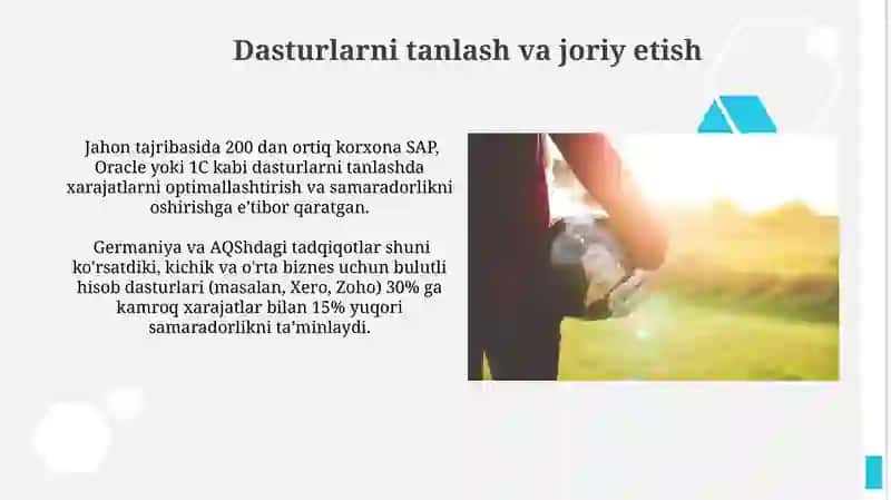 Axborot elektron dasturlarini qo'llab hisob yuritishni yuritish bo'yicha jahon tajribasi 3