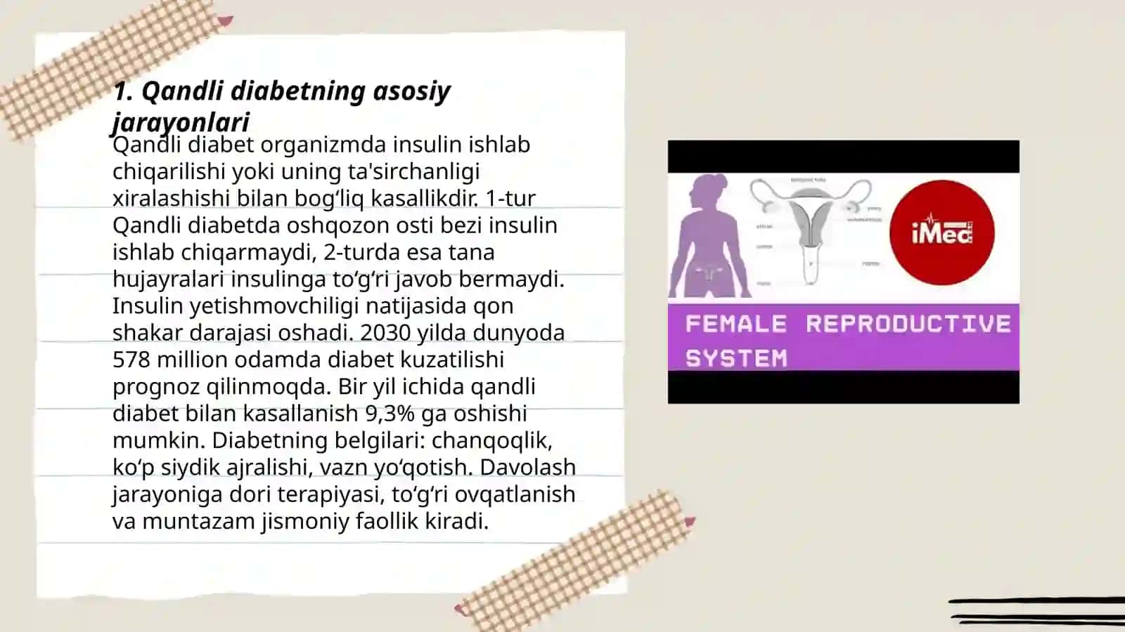 Qandli diabetning fiziologik xususiyatlari 3