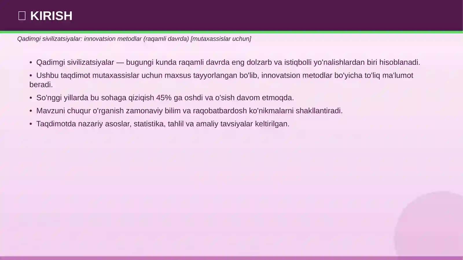 Qadimgi sivilizatsiyalar: innovatsion metodlar (raqamli davrda) [mutaxassislar uchun] 3