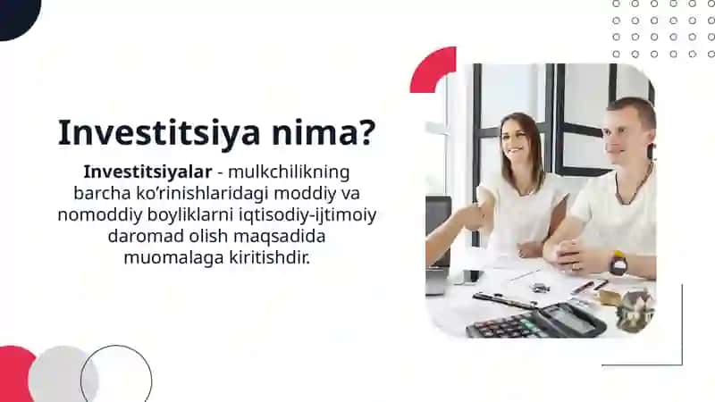 Sug‘urta kompaniyasining investitsiya faoliyati 3