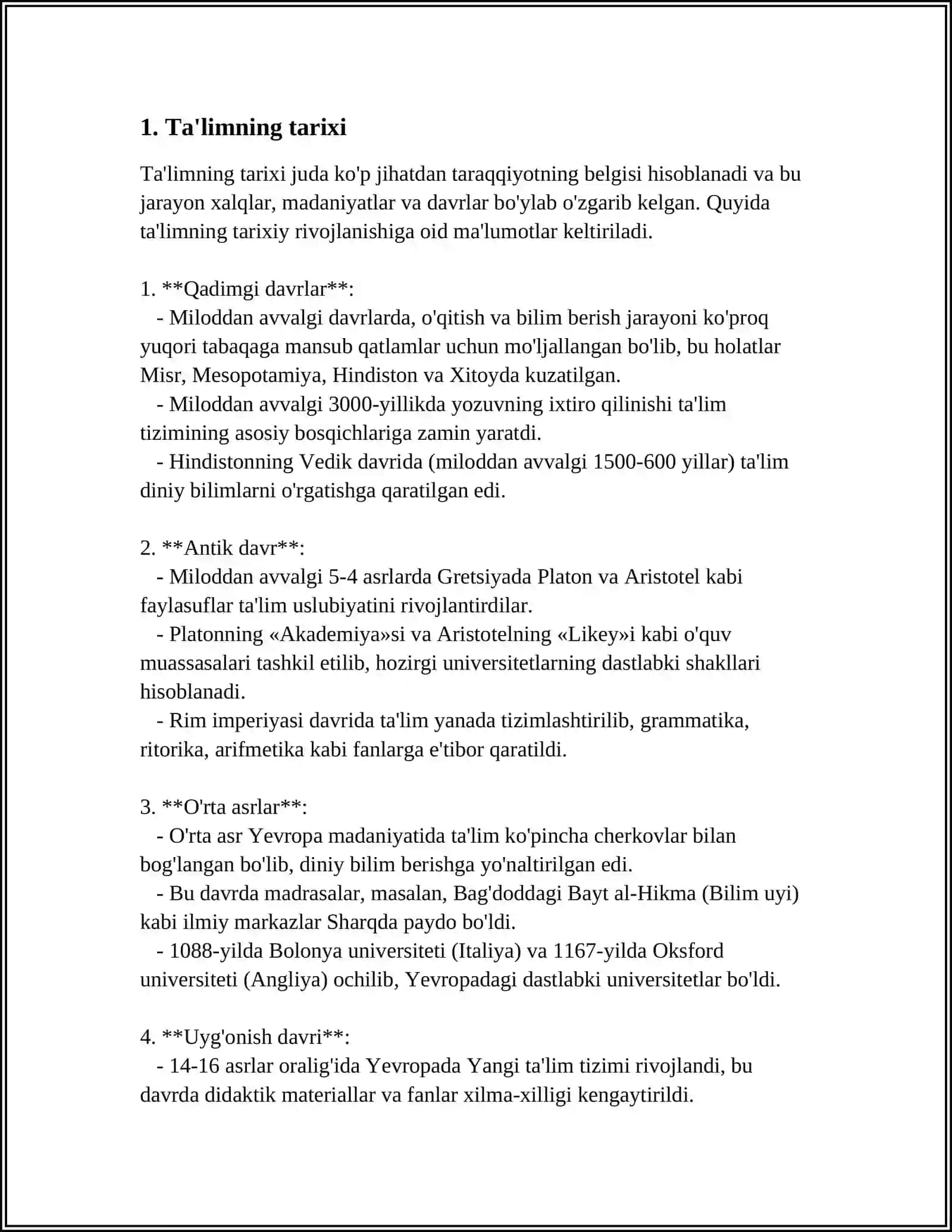 TA’LIM KECHA, BUGUN VA ERTAGA 3