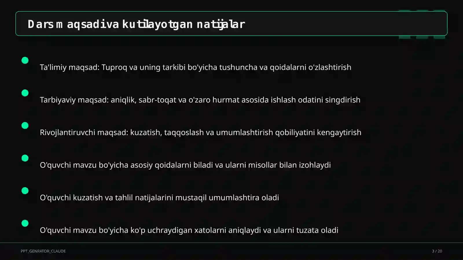 Tuproq va uning tarkibi (2-sinf) 3