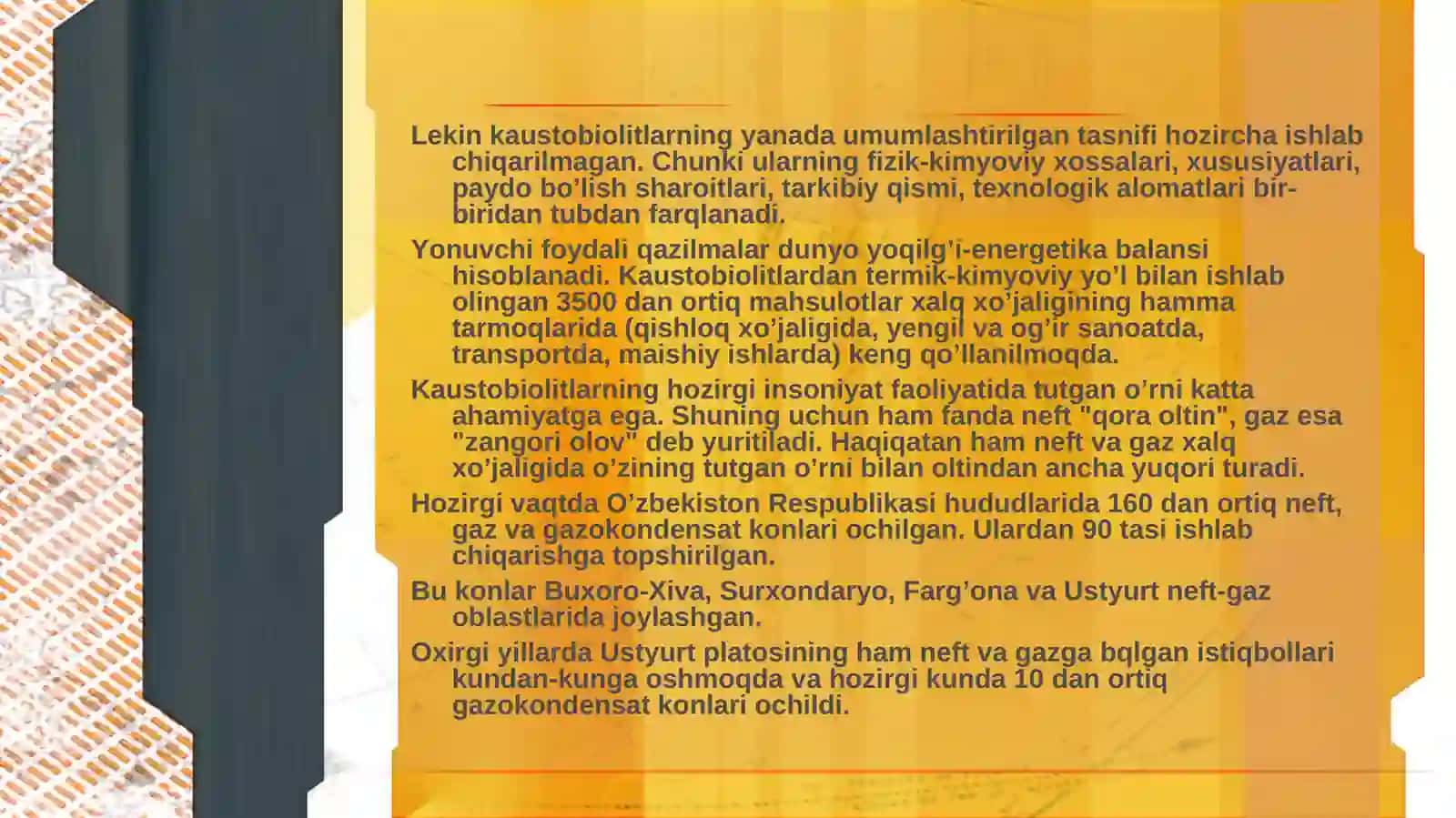 Foydali qazilmalar to’g’risida umumiy ma’lumotlar 3