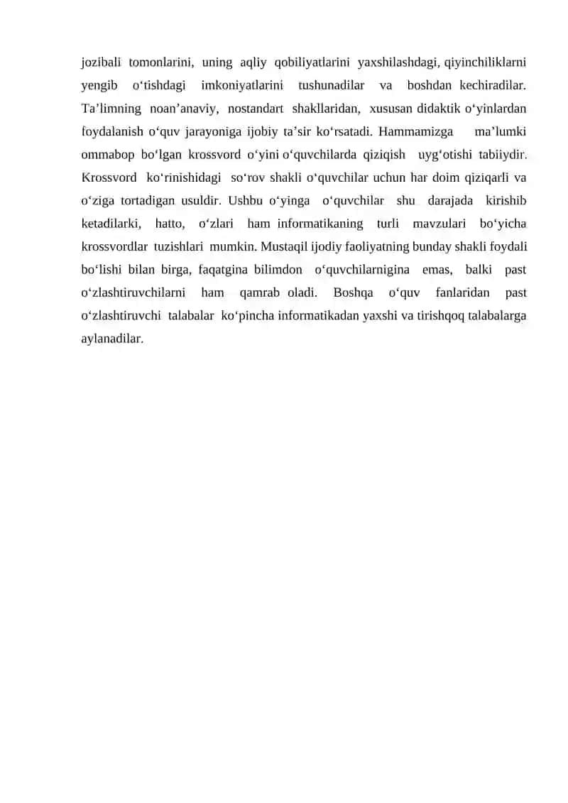 BOSHLANG’ICH SINF OQUVCHILANNMG AXBOROT SAVODXONLIGINI SHAKLLANTIRISHNI TUSHUNTIRISH 3