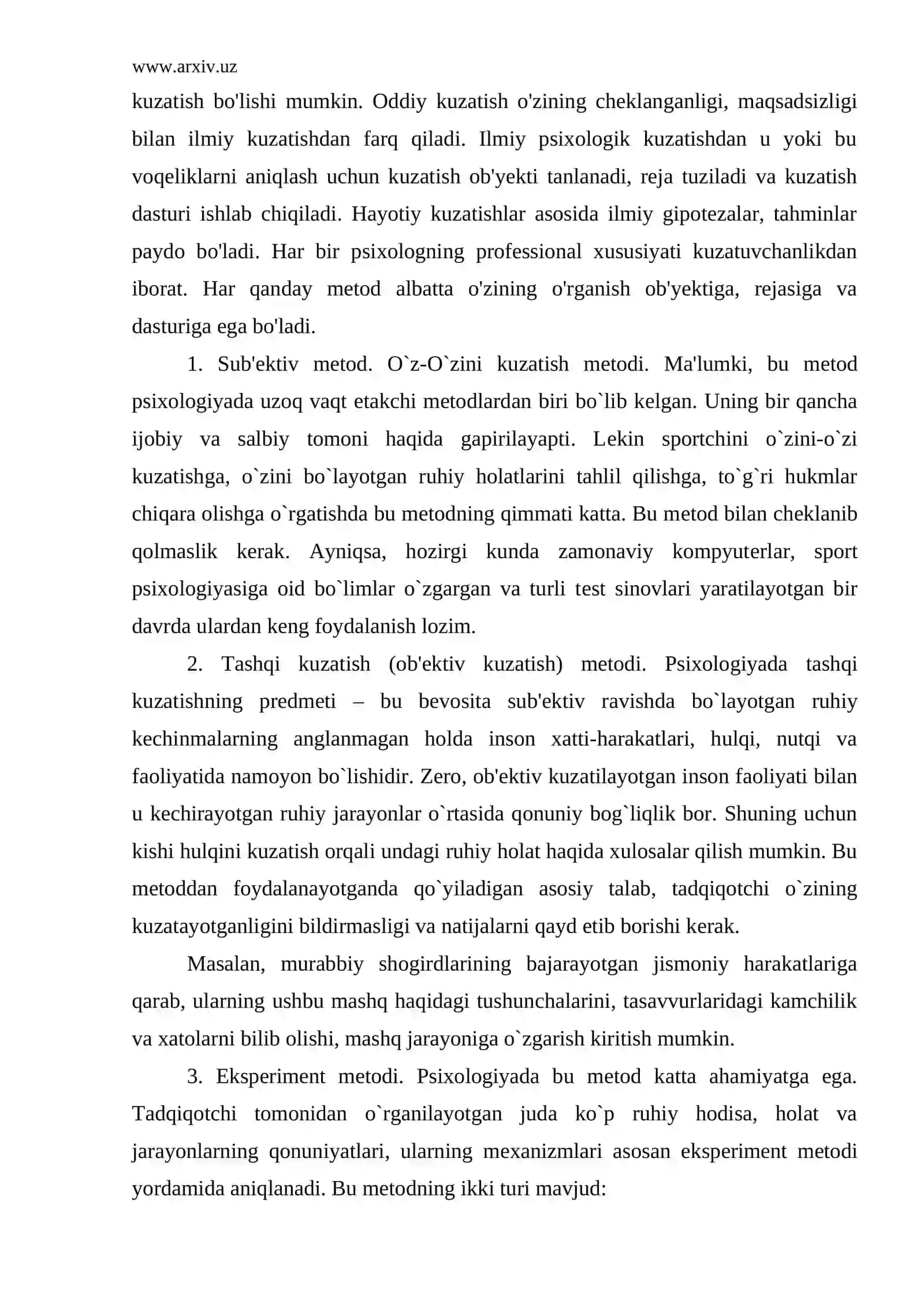 Sport psixologiyasi metodlari 3