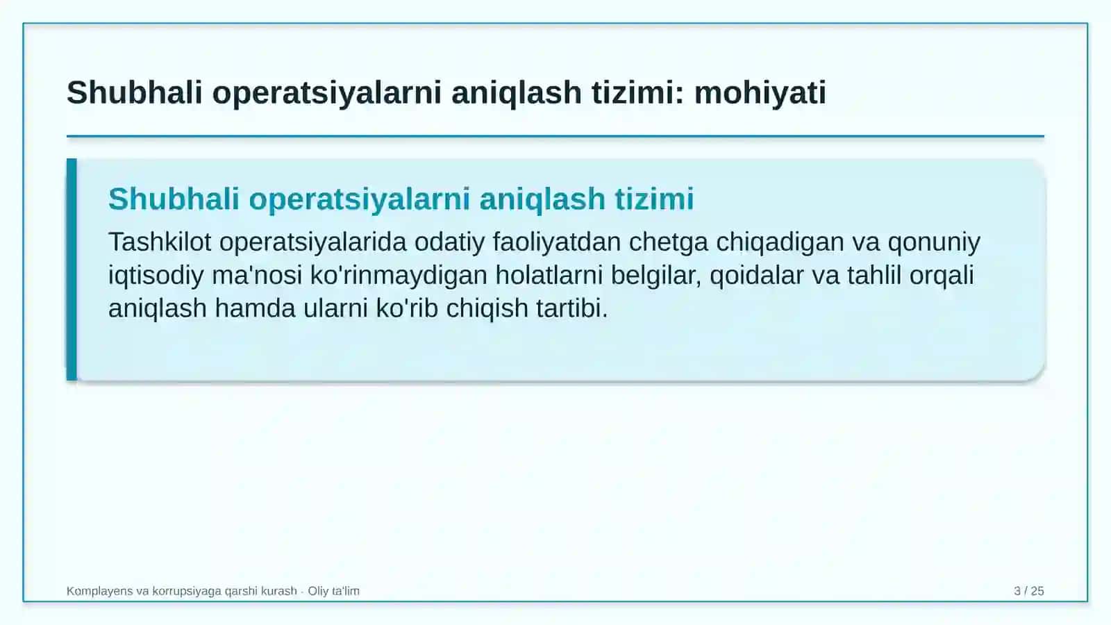 Chorvachilik xo'jaliklarida shubhali operatsiyalarni aniqlash tizimi 3