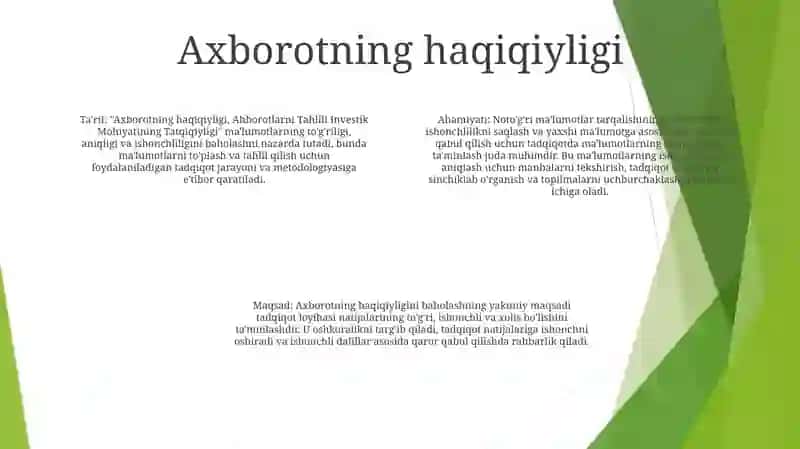 Ahborotlarni Tahlili Investik Mohiyatining Tatqiqiyligi 3