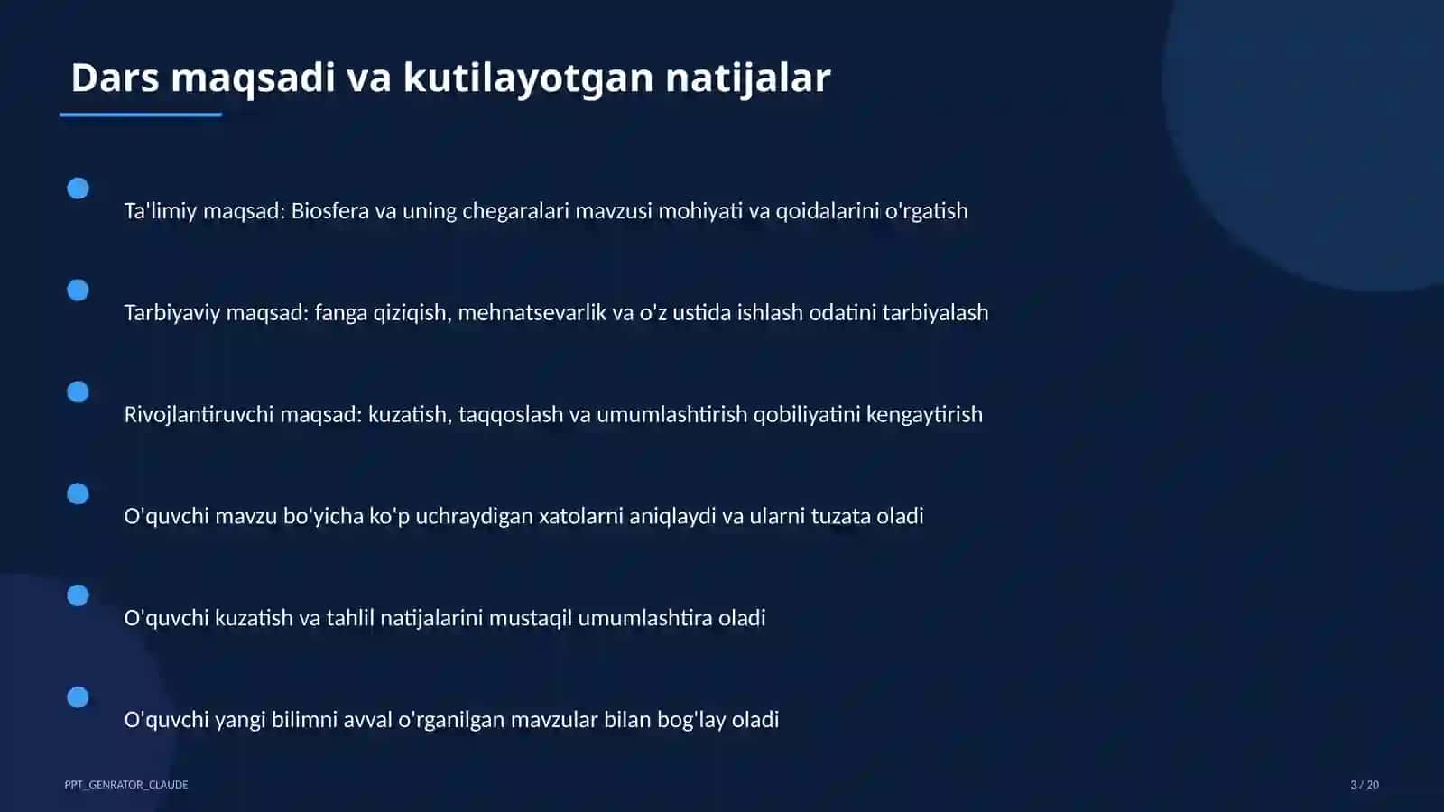 Biosfera va uning chegaralari (10-sinf) 3