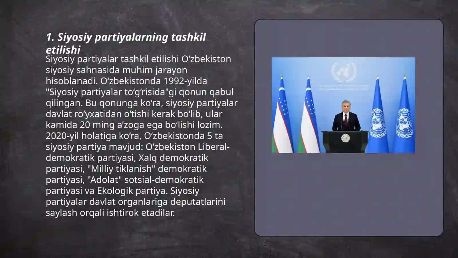 O'zbekiston Respublikasidagi siyosiy partiyalar 3