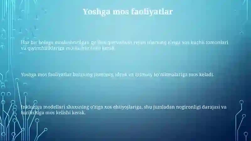 Inklyuziya Modellarini Tanlash 3