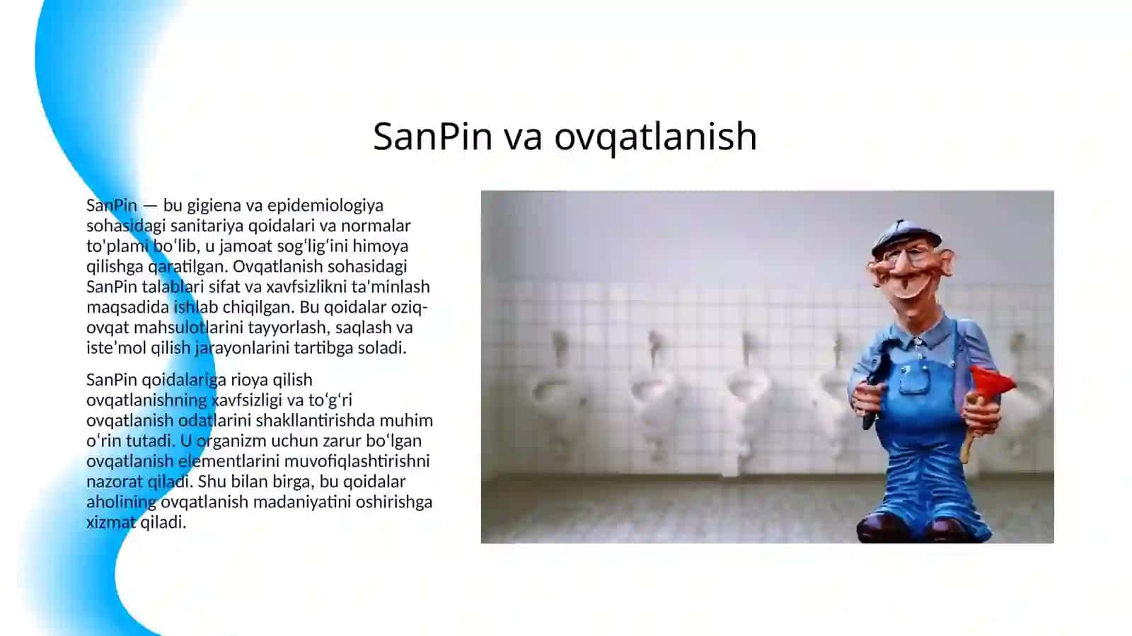 OVGATLANISHNING ADEKVATLIGINI SANPIN QOIDALAGA KOʻRA TEKSHIRISH VA BAHOLASH 3