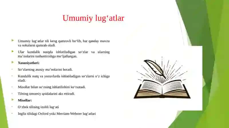 Umumiy va maxsus lugʻatlar 3