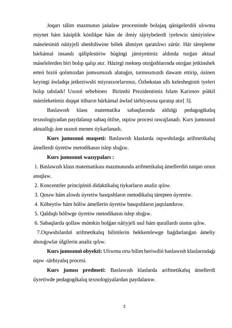 Kurs ishi 3