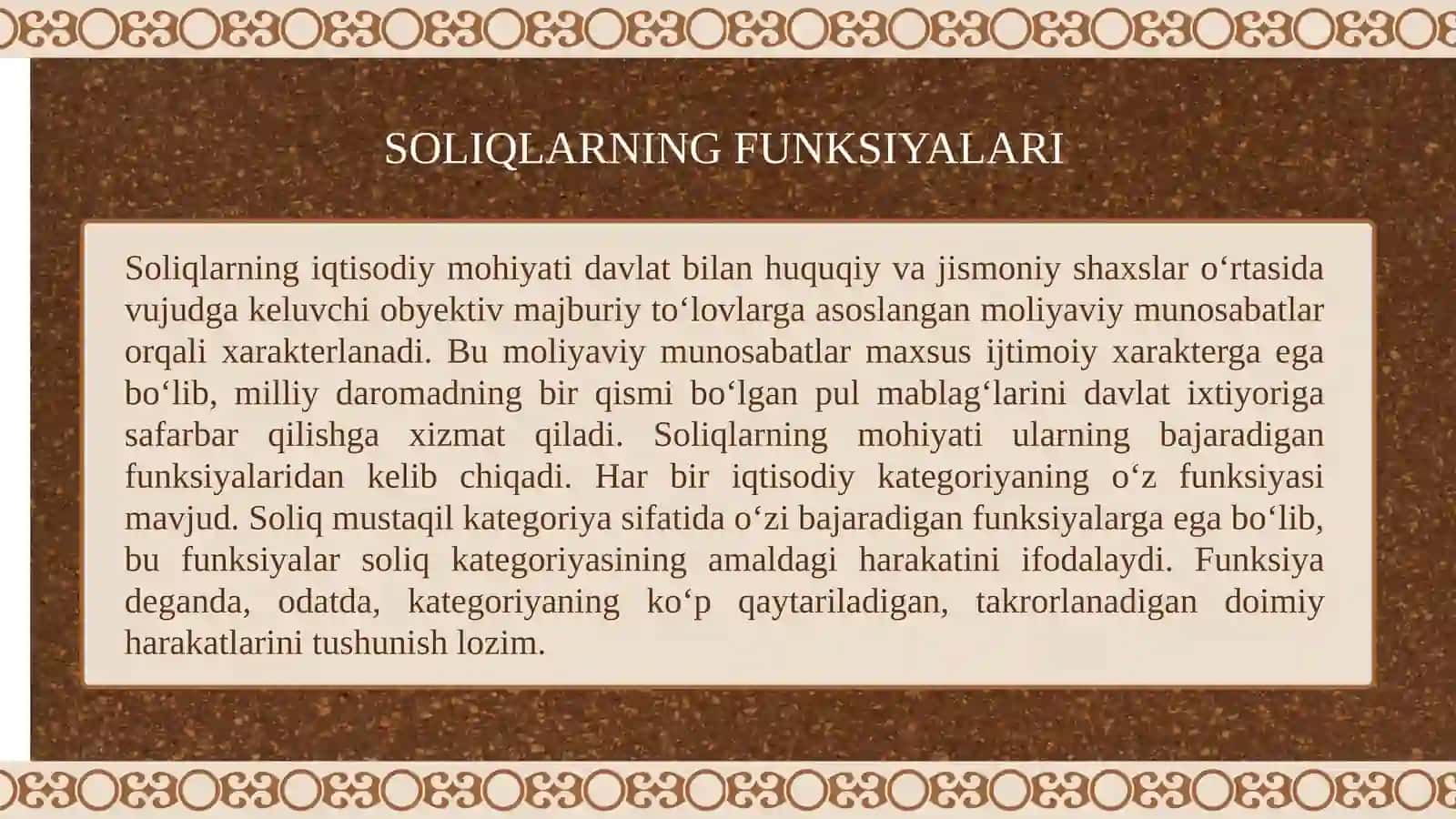 Soliqlar va soliqqa soliqqatortish 3
