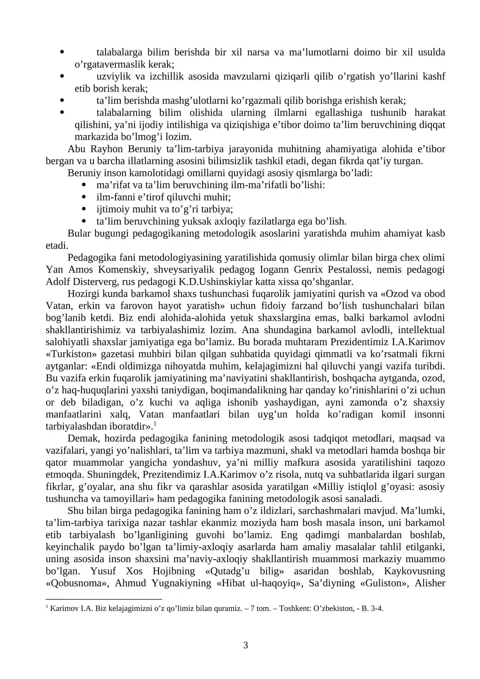 Ustoz-shogird o’rtasidagi muloqot qoidalari 3
