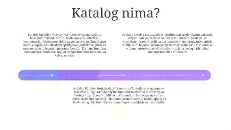 Arcmap Dasturida CatalogFunksiyalari 3