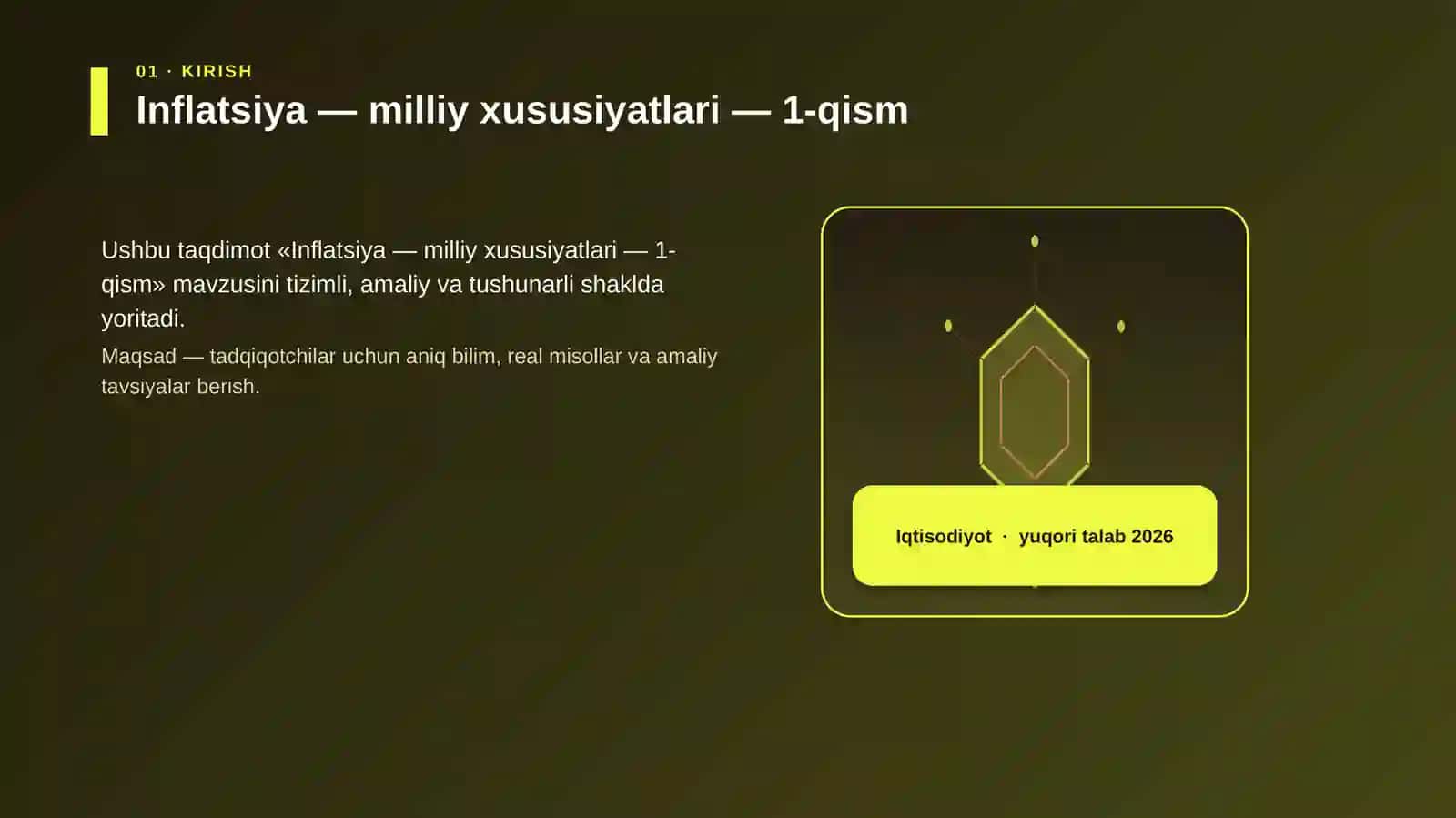Inflatsiya — milliy xususiyatlari — 1-qism 3