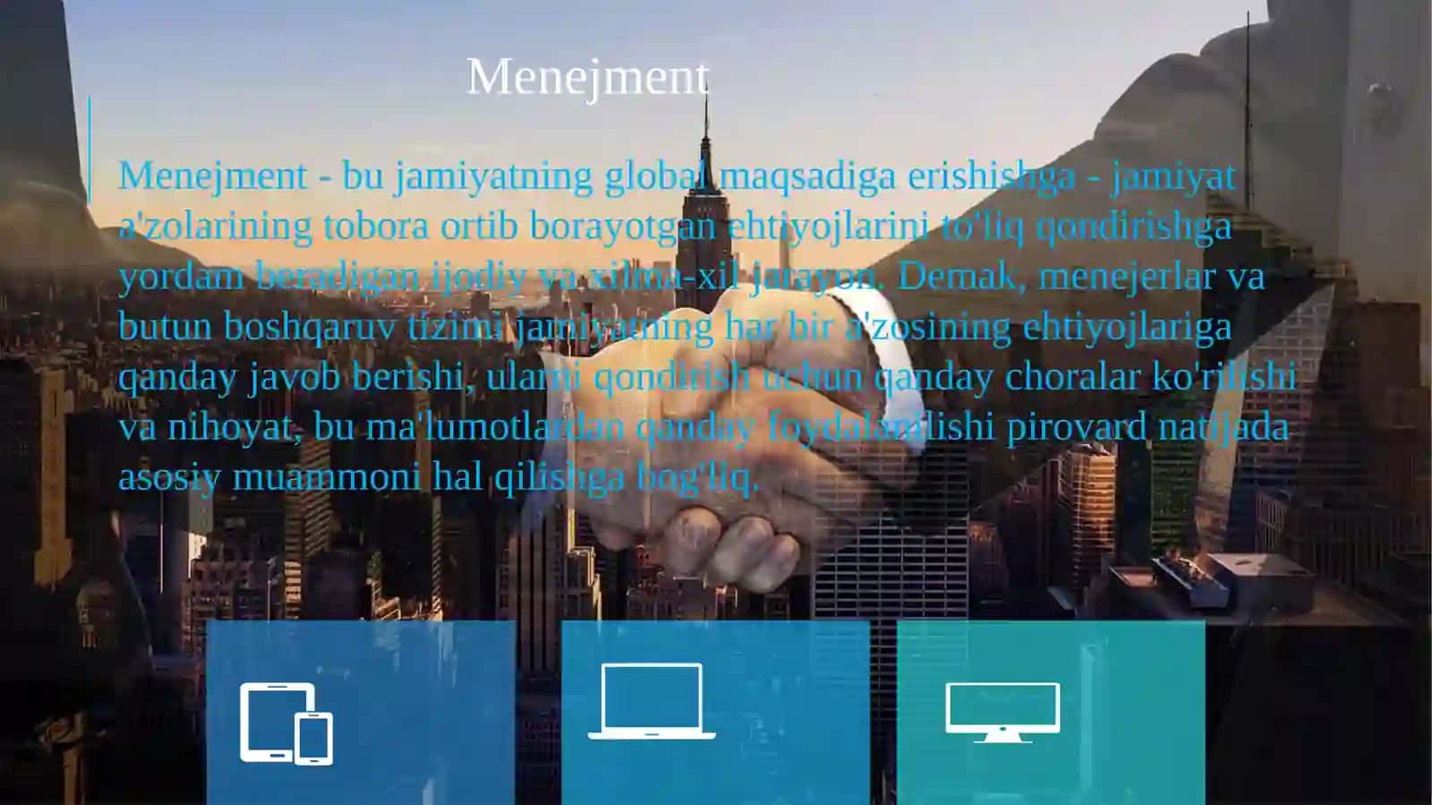MENEJMENT MADANIYATI VA USLUBI 3