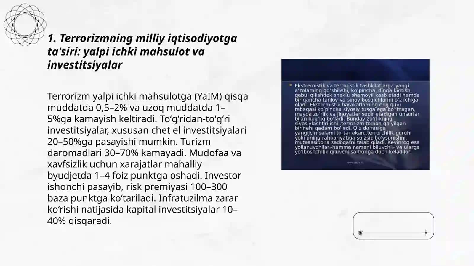 Terrorizmning ijtimoiy va iqtisodiy oqibatlari 3