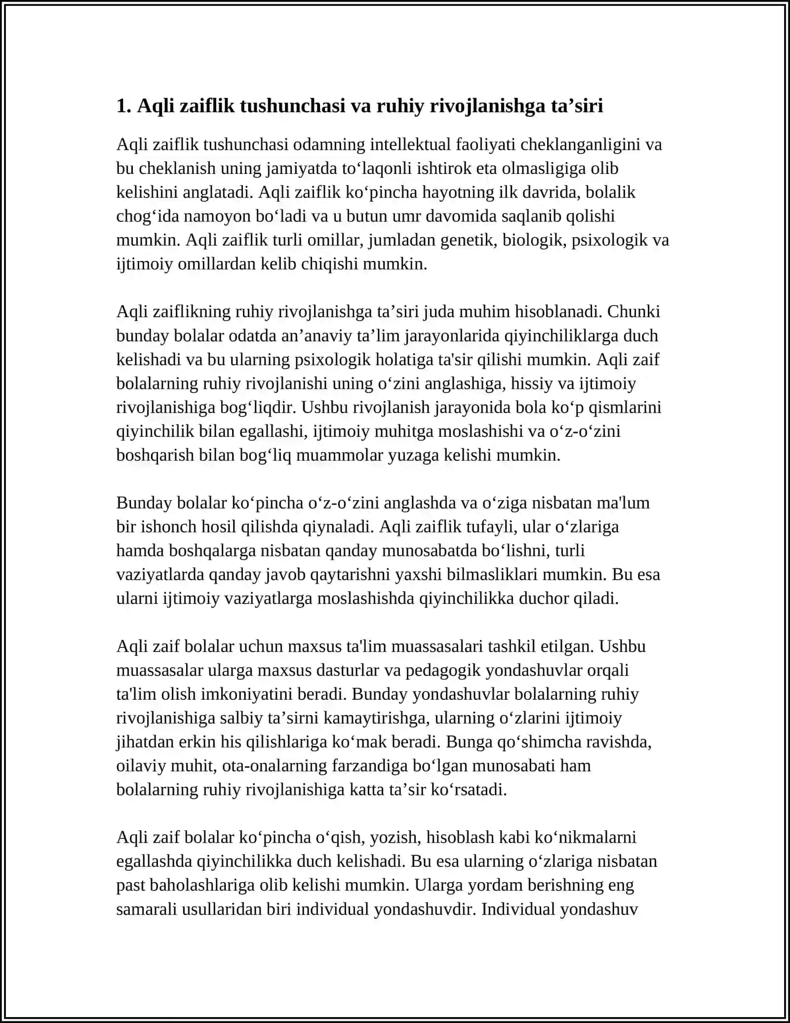AQLI ZAIF BOLALARNING RUXIY RIVOJLANISH XUSUSIYATLARI 3