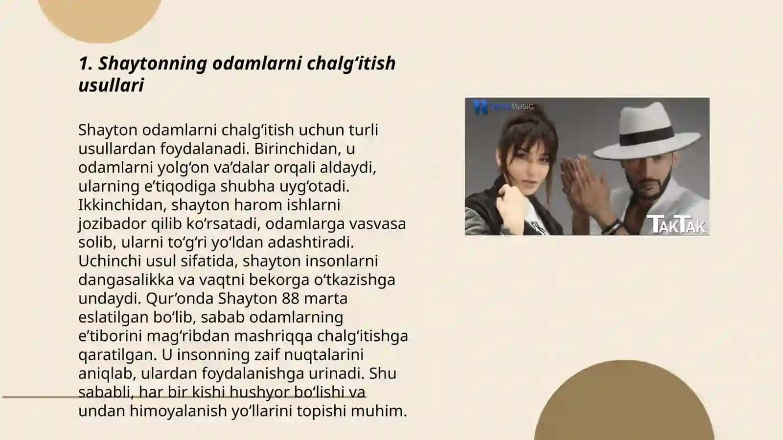 Shaytonning odamlarni chalg‘itish usullari 3