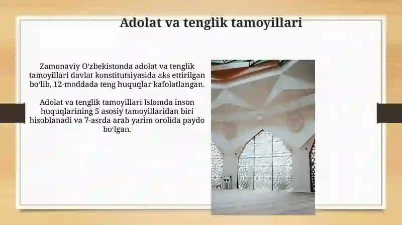 Islom qadriyatlari va marifatining hozirgi davrdagi ahamiyati 3