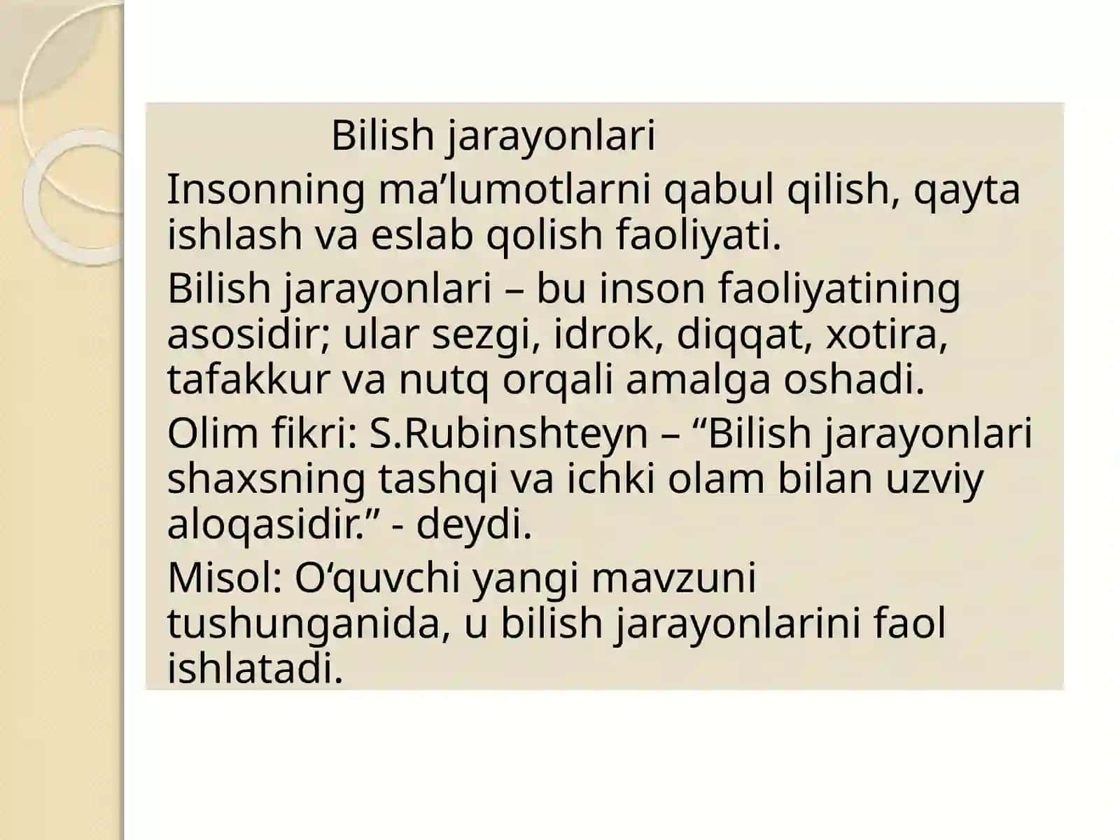 Bilish jarayonlari buzilishlaridan psixo-korreksiya 3