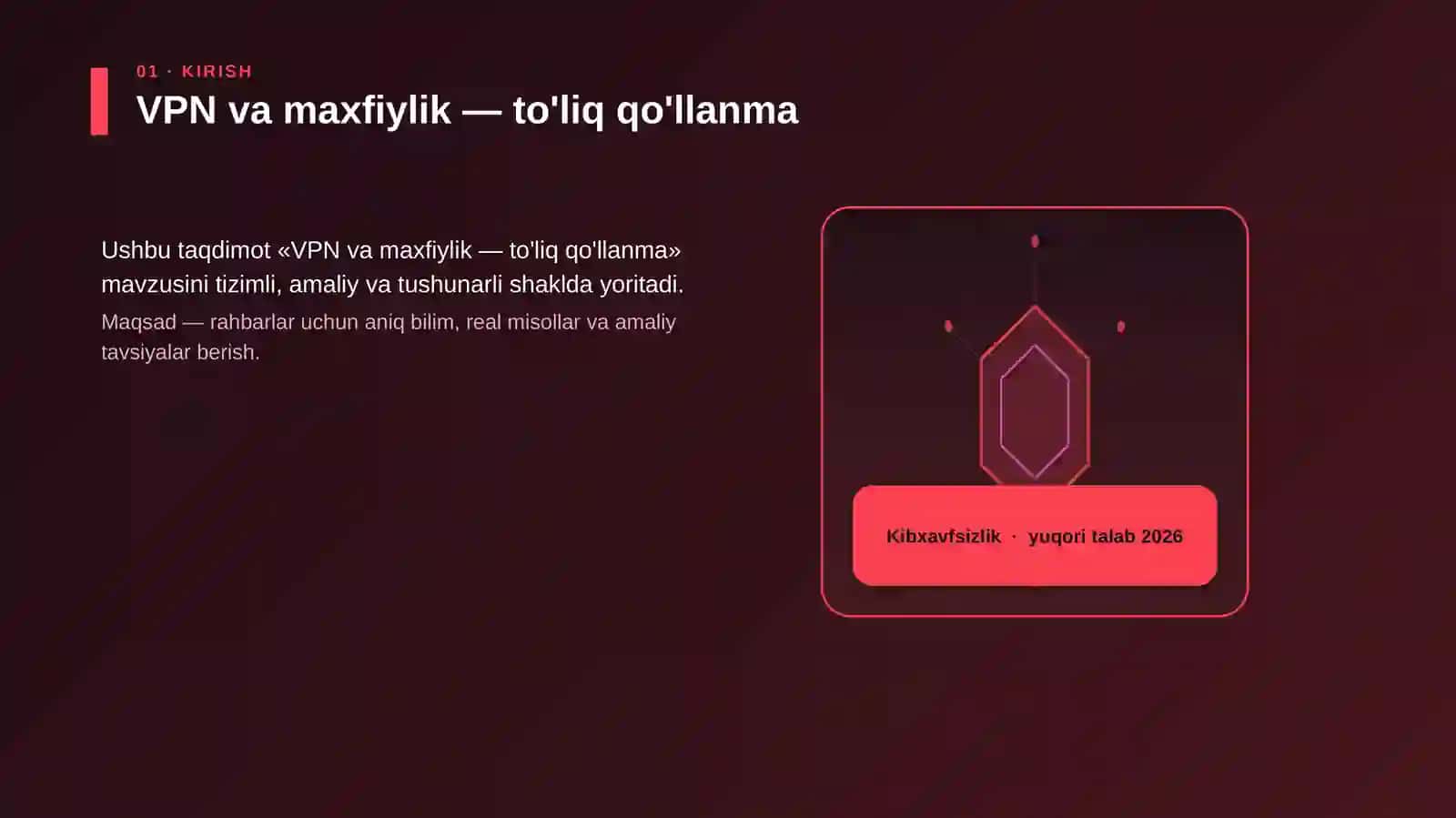 VPN va maxfiylik — to'liq qo'llanma 3