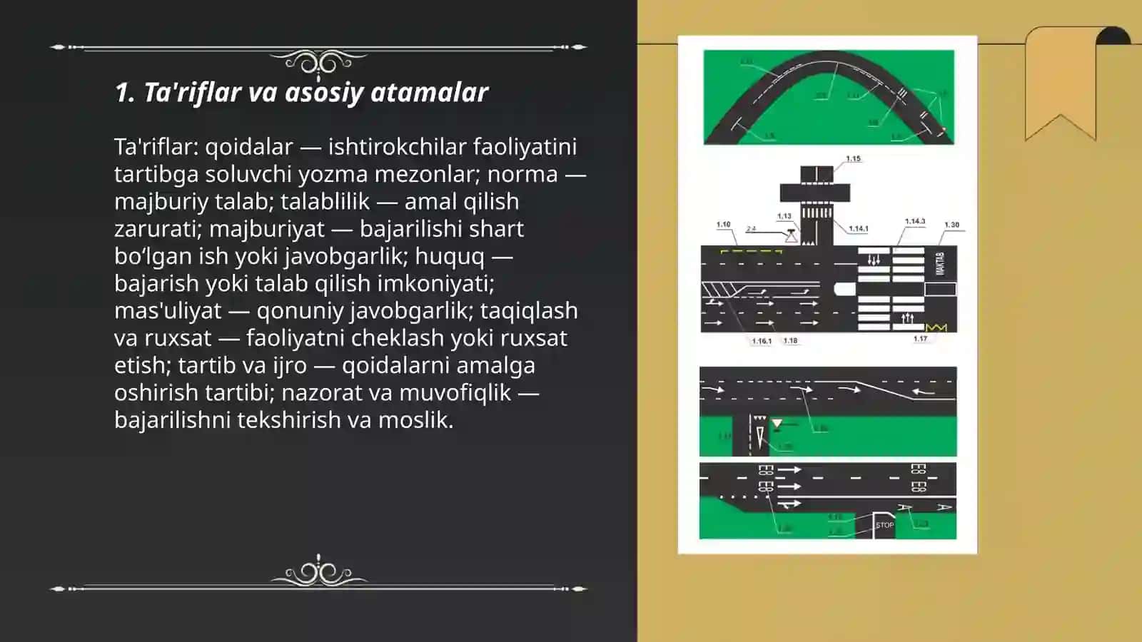 UMUMIY QOIDALAR.QOIDALARDA QO'LLANILGAN ASOSIY TUSHUNCHA VA ATAMALAR 3