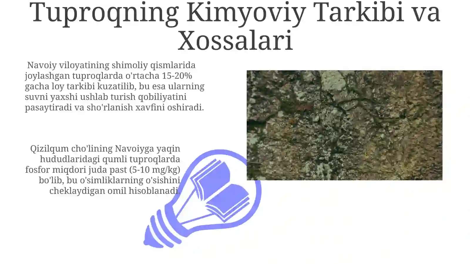 Navoi Tuproqlari: Umumiy Xususiyatlari 3