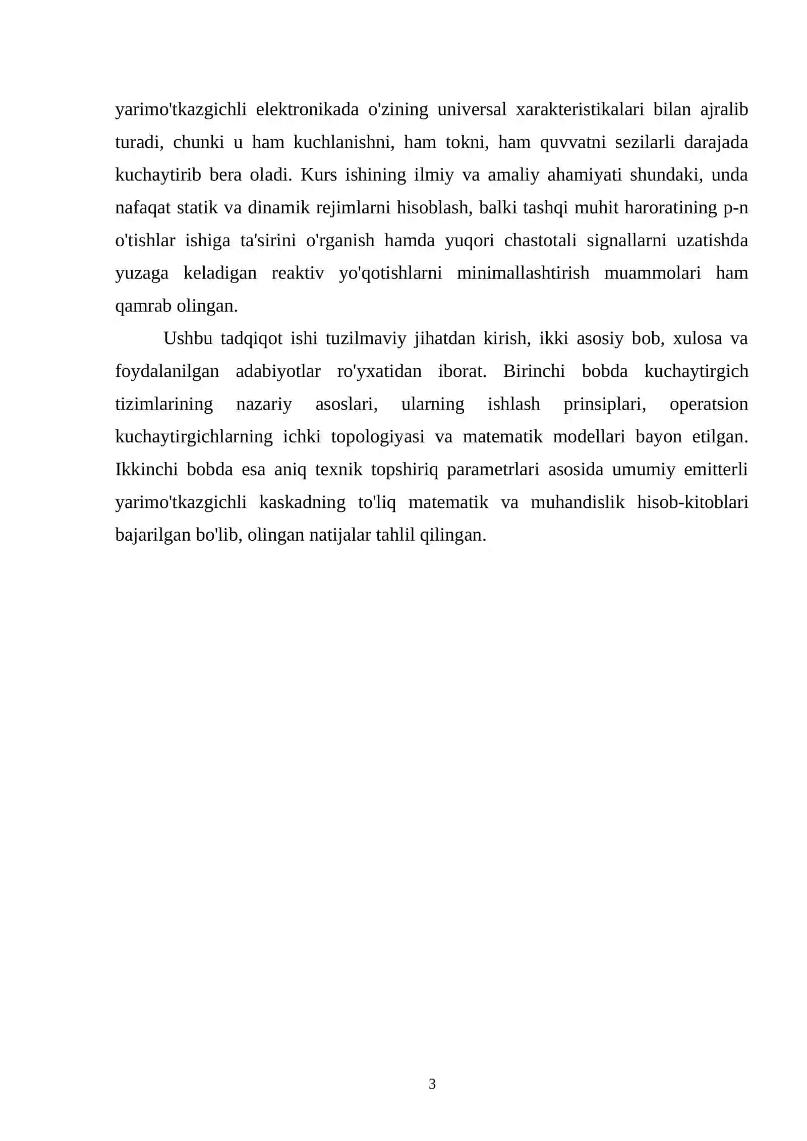 Operatsion kuchaytirgichlarning tuzilishi, ulanish sxemalari tahlili 3