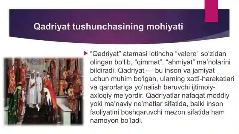 Qadiryatlar falsafasi 3
