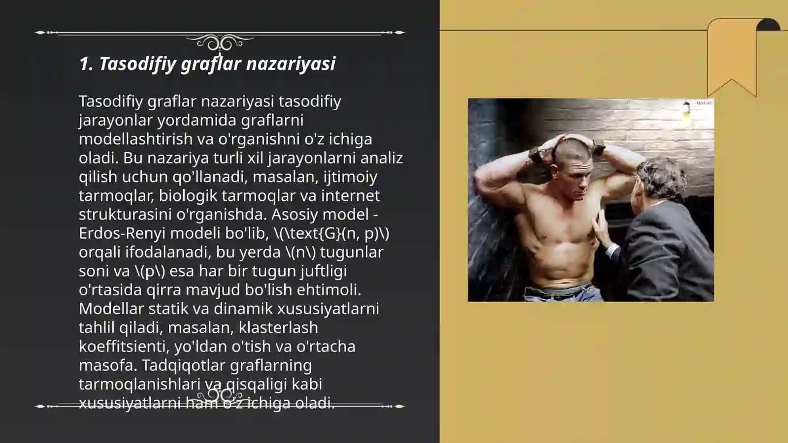 Tasodifiy graflar va ularning xossalari 3