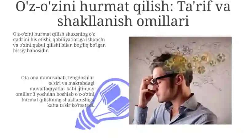 O'z-o'zini Hurmat Qilish va Psixologik O'sish Asoslari 3