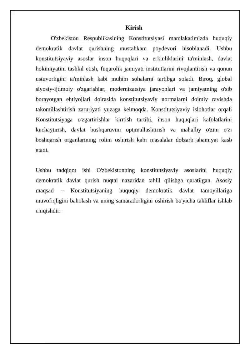 O'zbekiston xuquqiy demokratik davlat konstitutsiyaviy asoslari 3