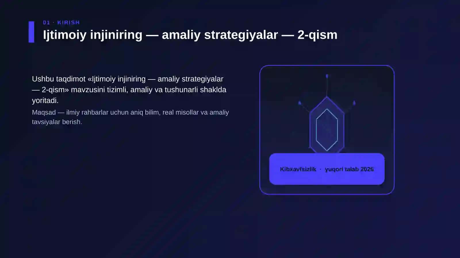 Ijtimoiy injiniring — amaliy strategiyalar — 2-qism 3