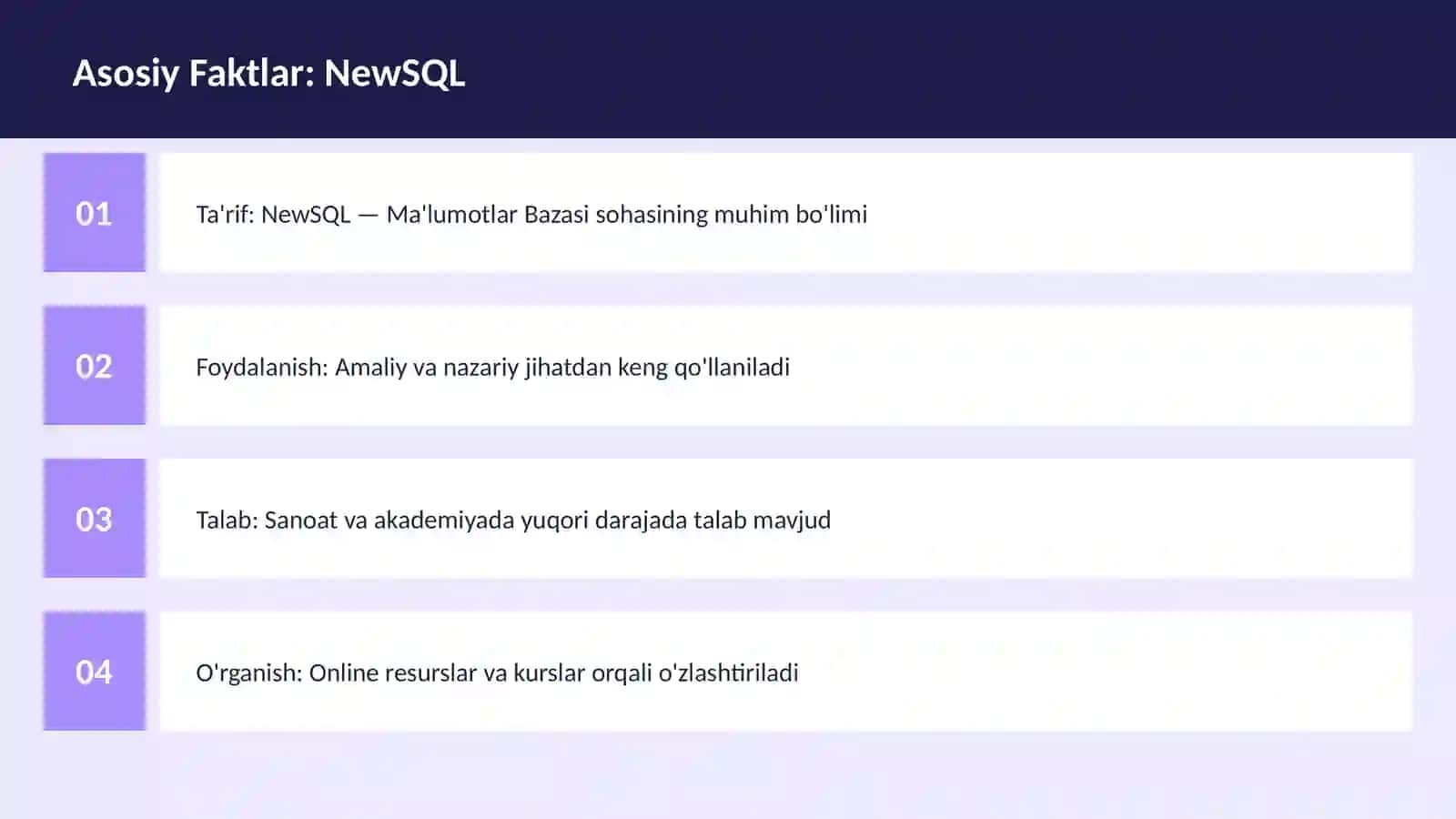NewSQL 3