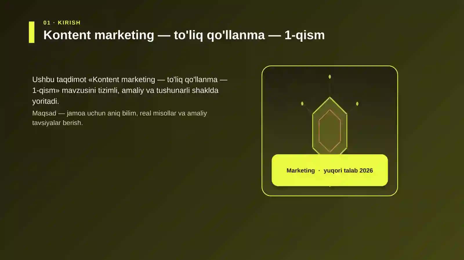 Kontent marketing — to'liq qo'llanma — 1-qism 3