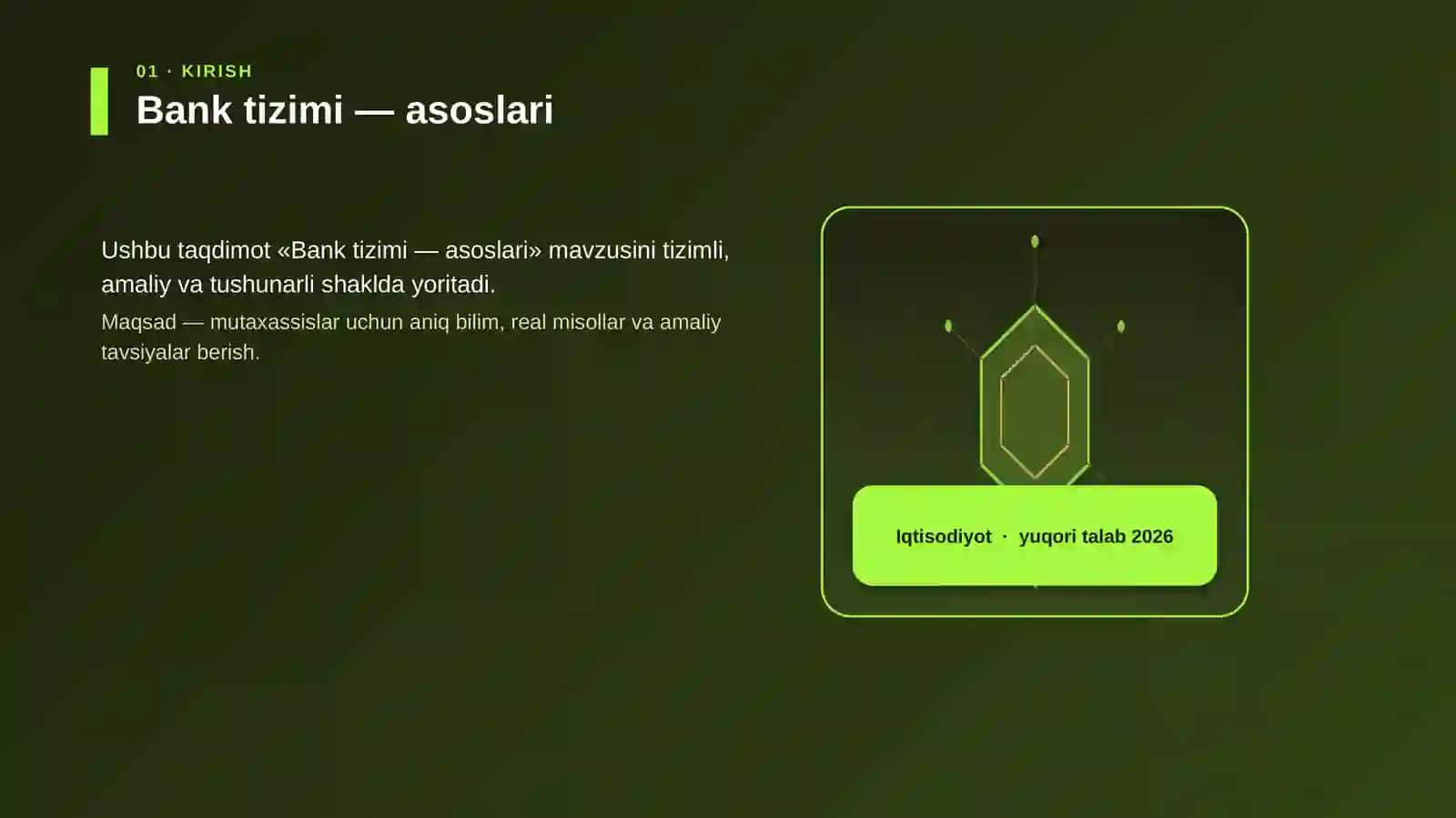 Bank tizimi — asoslari 3