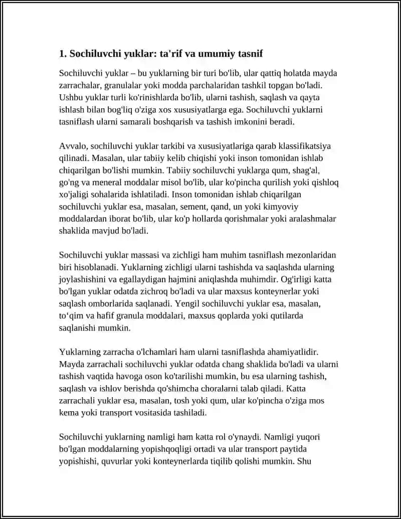 Sochiluvchi Yuklar 3