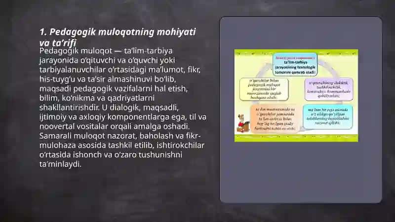 Pedagogik faoliyatda muloqot 3