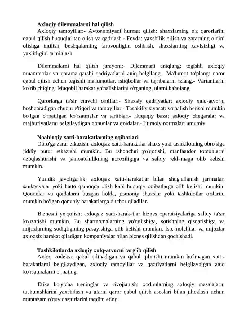 Kasb Etikasi 3